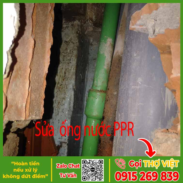 Sửa chữa ống nước ppr - Dịch vụ sửa ống nước tại TPHCM của Thợ Việt