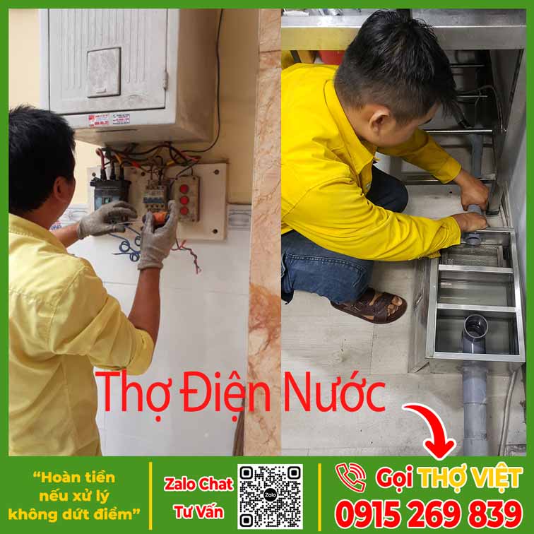 thợ sửa điện nước TPHCM - Dịch vụ kỹ thuật Thợ Việt