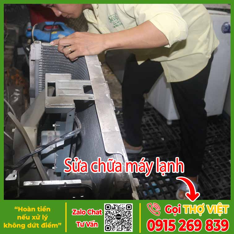 Thợ sửa chữa máy lạnh chuyên nghiệp - dịch vụ điện lạnh Thợ Việt
