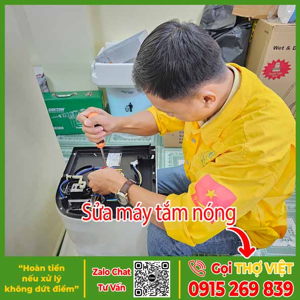 Sửa máy tắm nóng - Dịch vụ điện lạnh Thợ Việt