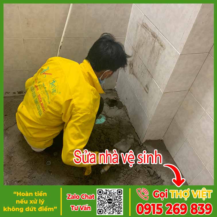 Sửa nhà vệ sinh - Dịch vụ sửa nhà trọn gói Thợ Việt