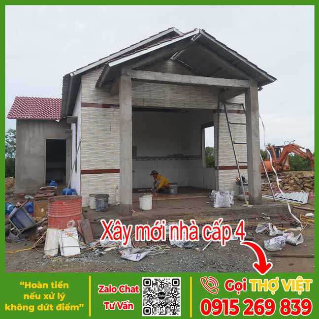 Xây nhà cấp 4 - dịch vụ sửa nhà trọn gói Thợ Việt
